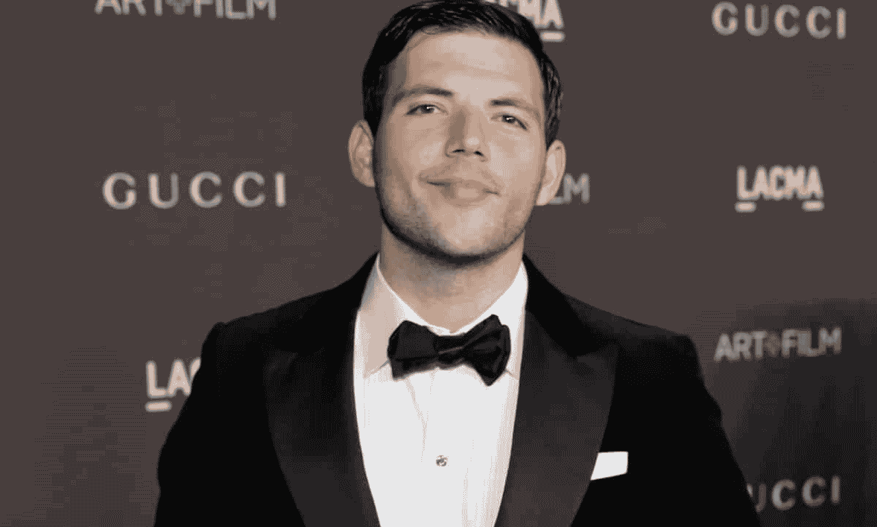 Elan Ruspoli, Hollywood talent manager and husband of Jacqueline MacInnes Wood, at a public event.