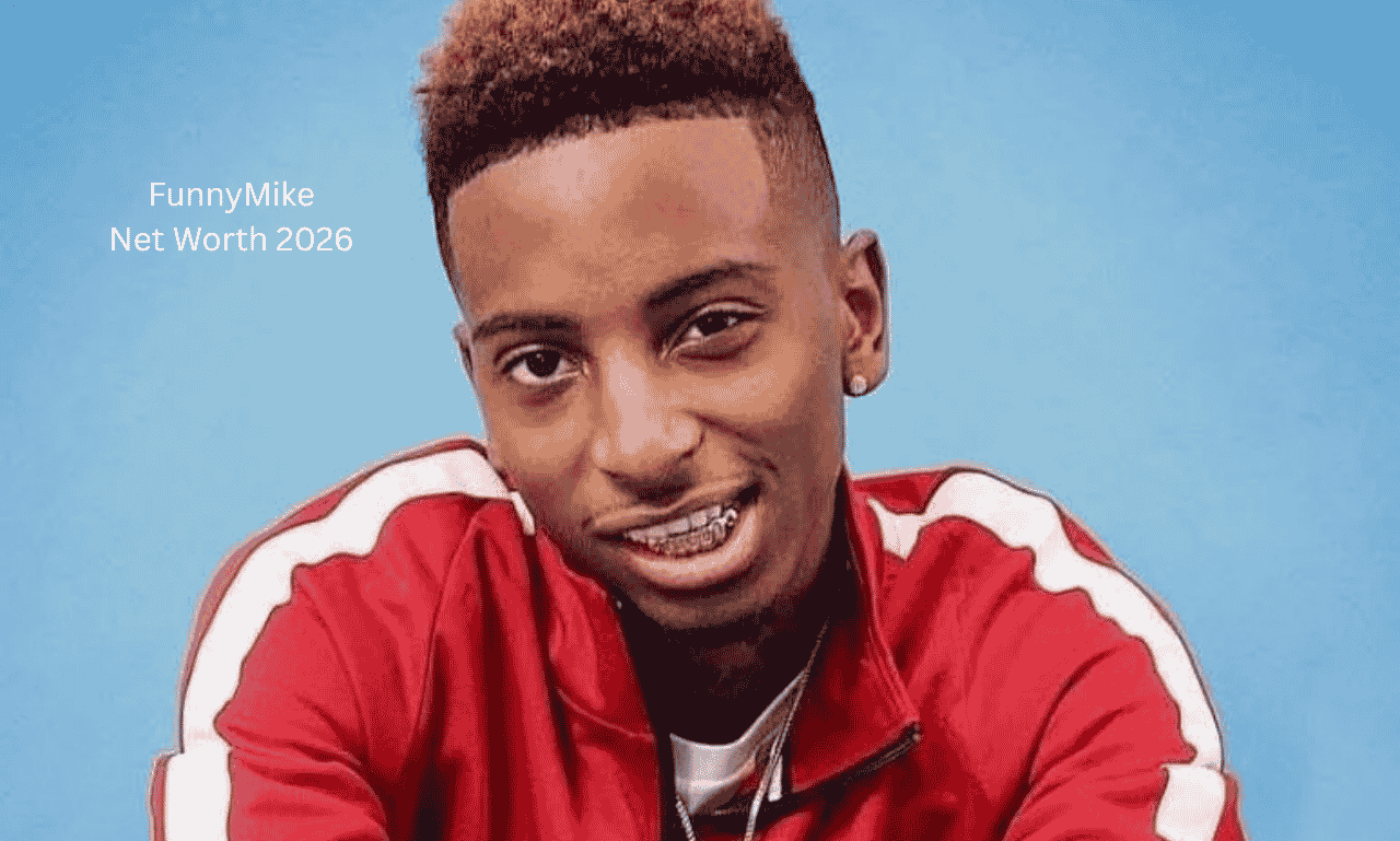 FunnyMike net worth 2026 featuring YouTuber, rapper, and comedian FunnyMike with luxury lifestyle representing his estimated wealth, YouTube success, music career, and business ventures.