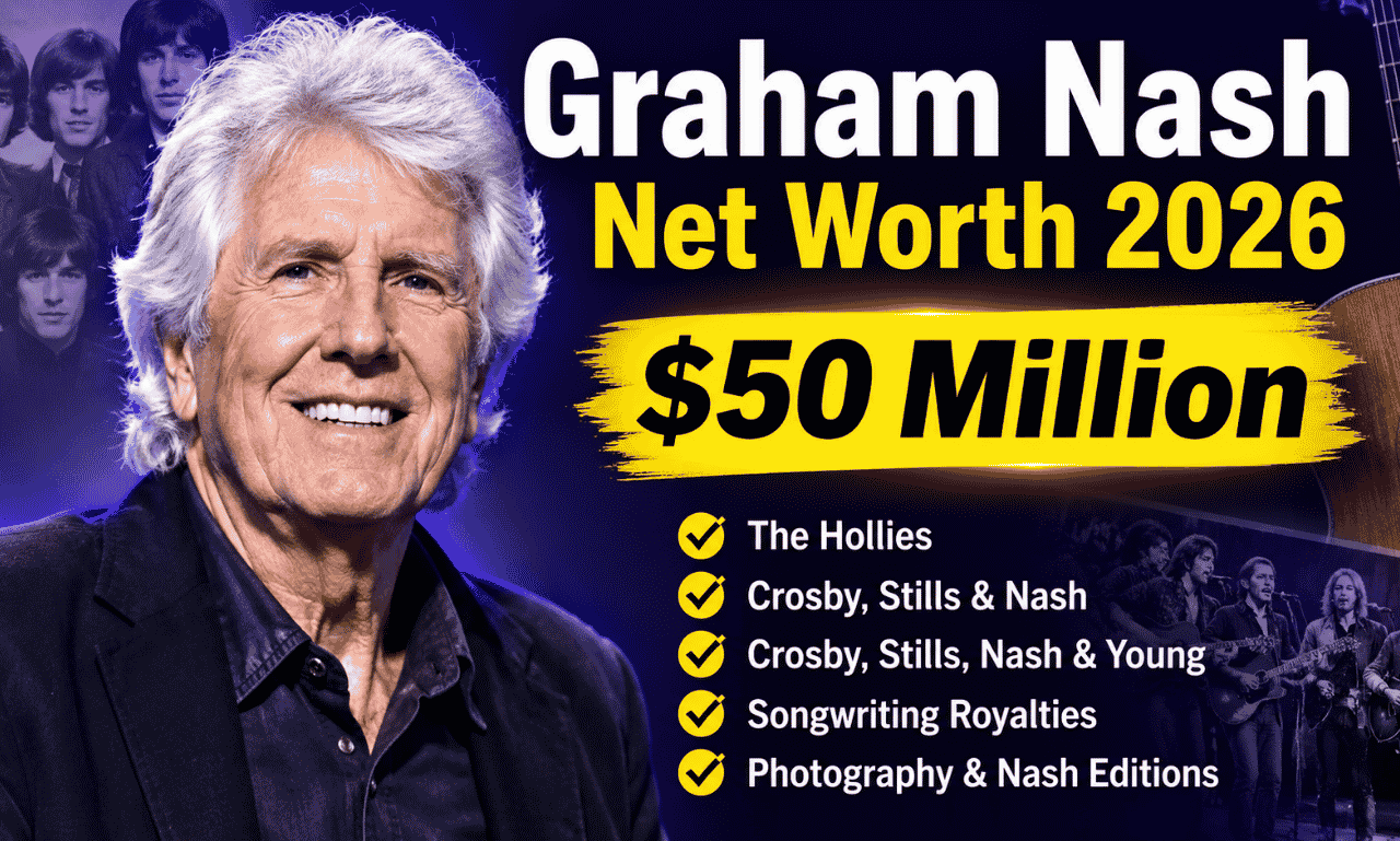 Graham Nash Net Worth 2026 – musician and songwriter with $50 million estimated fortune