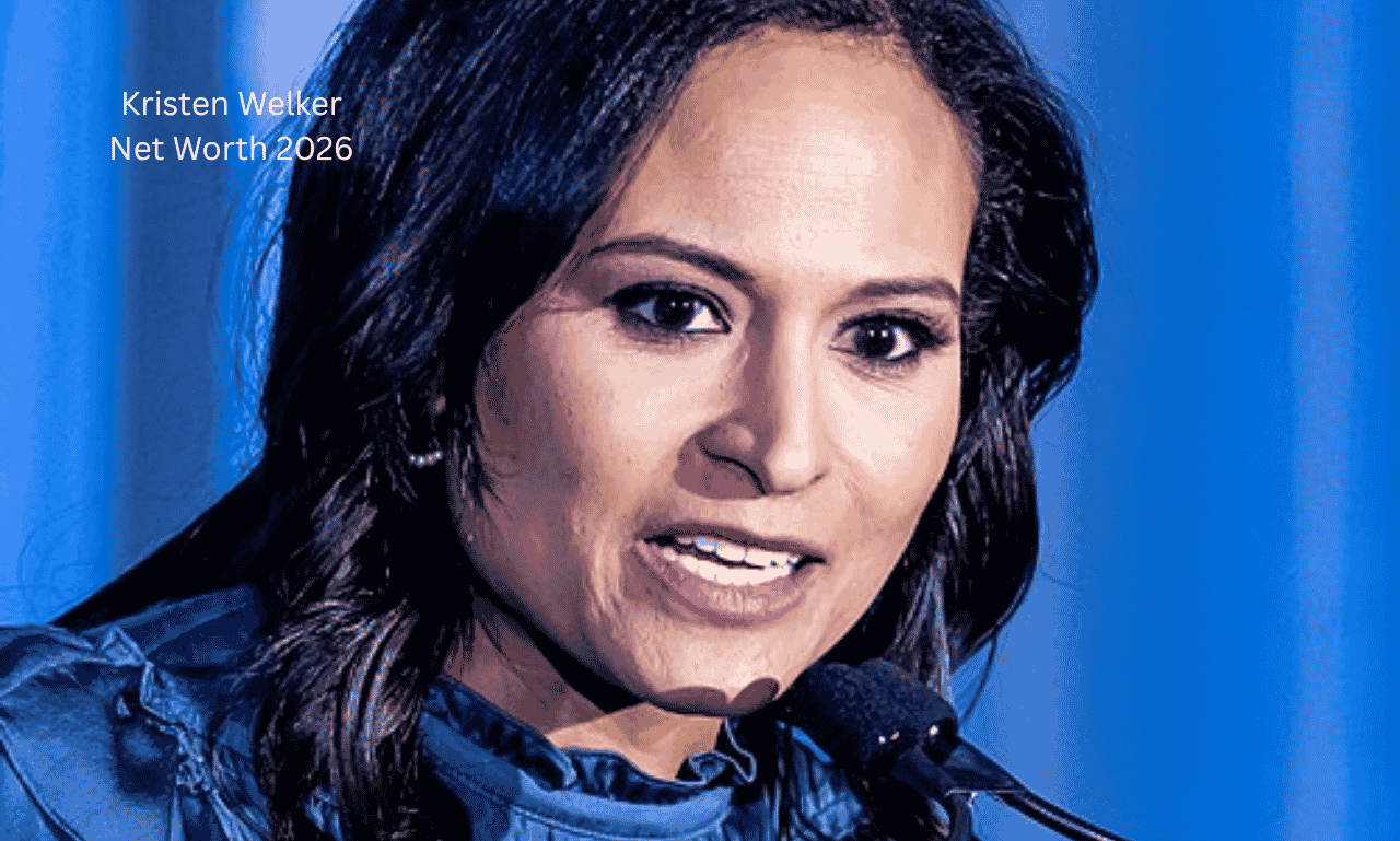 Kristen Welker speaking during a Meet the Press broadcast in 2026 – Kristen Welker net worth