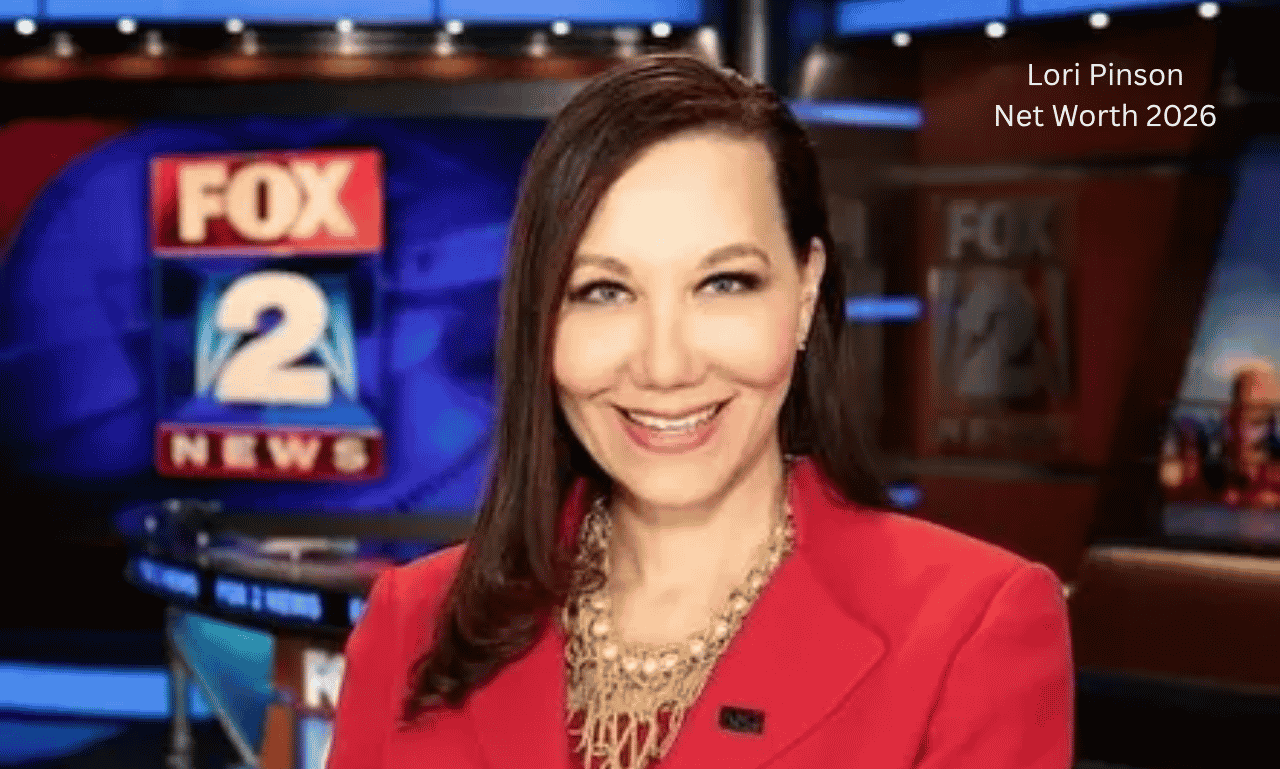 Lori Pinson net worth in 2026 – FOX 2 Detroit meteorologist discussing weather forecast during a live television broadcast.