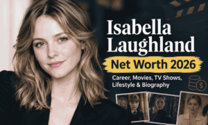 Isabella Laughland net worth 2026 and British actress portrait