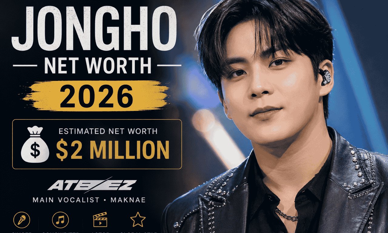 Jongho Net Worth 2026 ATEEZ main vocalist