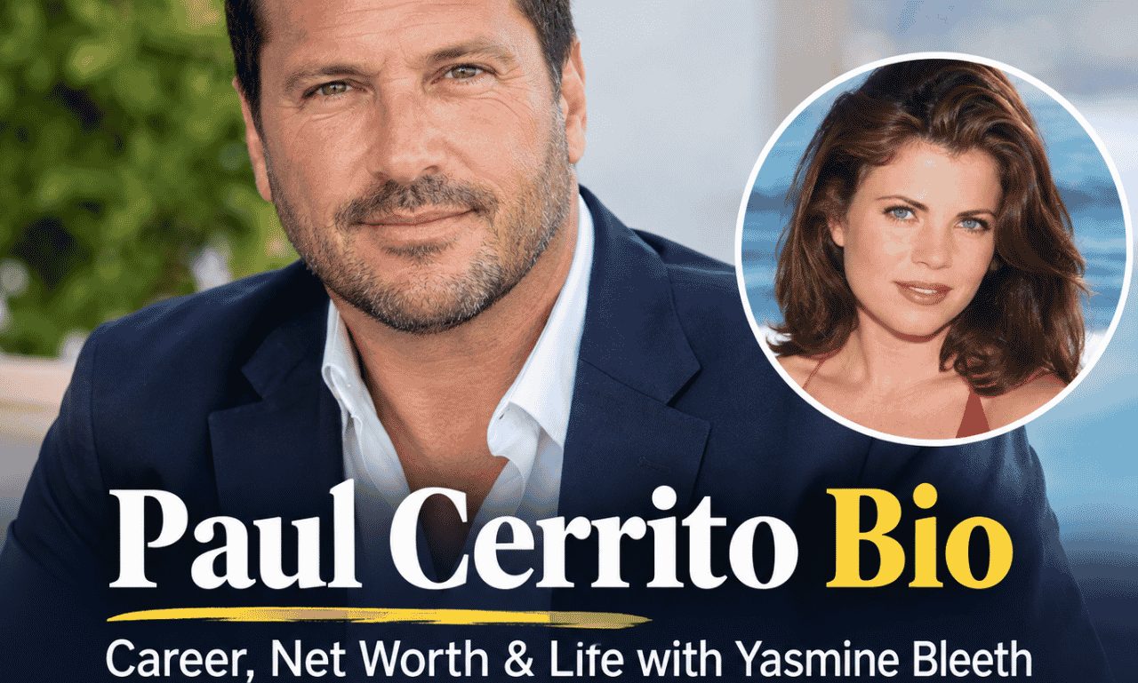 Paul Cerrito bio and portrait of Yasmine Bleeth's husband