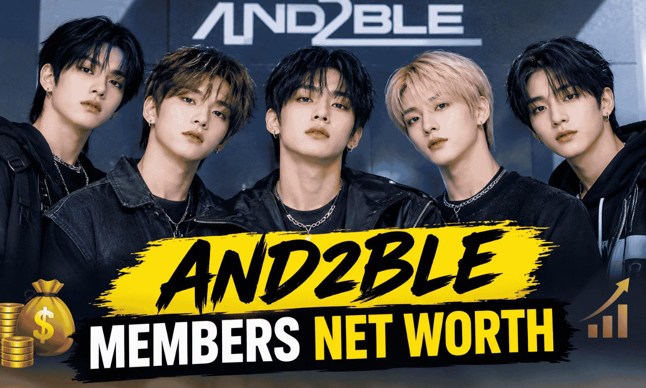 AND2BLE members net worth 2026 featuring Zhang Hao, Ricky, Kim Gyuvin, Han Yujin and Yoo Seungeon