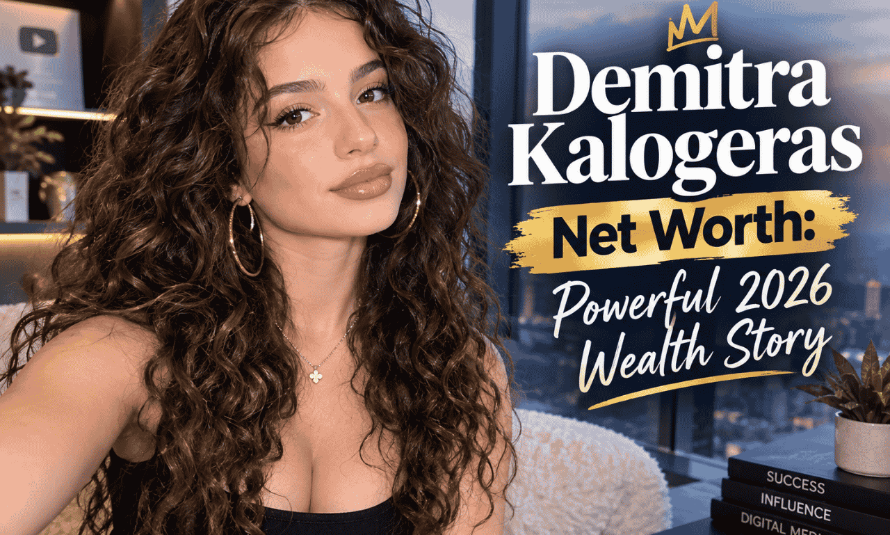 Demitra Kalogeras net worth 2026 and social media creator portrait