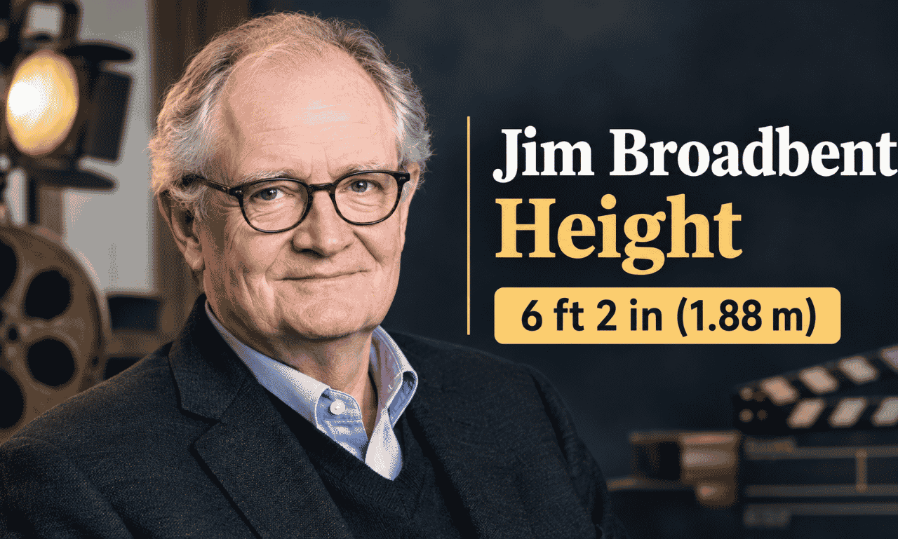 Jim Broadbent height 2026 – British actor standing at a reported height