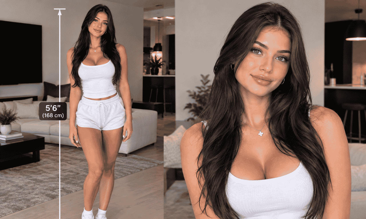 Julia Filippo height 2026 – reported height in feet and cm