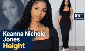 Keanna Nichele Jones height 5 feet 7 inches 170 cm