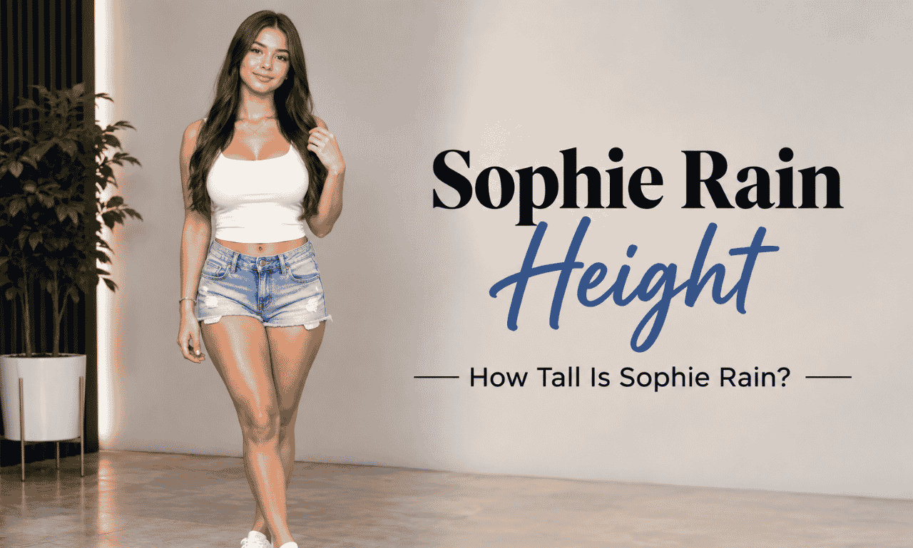 Sophie Rain height 5 feet 6¼ inches (1.68 m) biography 2026