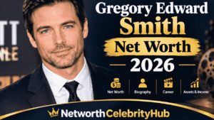 Gregory Edward Smith portrait, actor known for Everwood and Rookie Blue, net worth 2026.